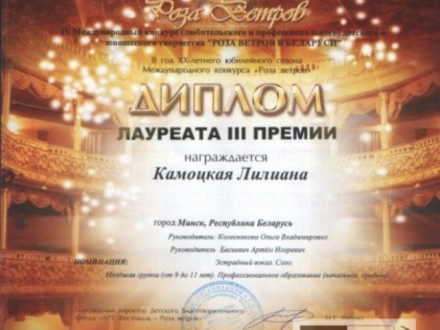 Роза ветров в Беларуси 2014
